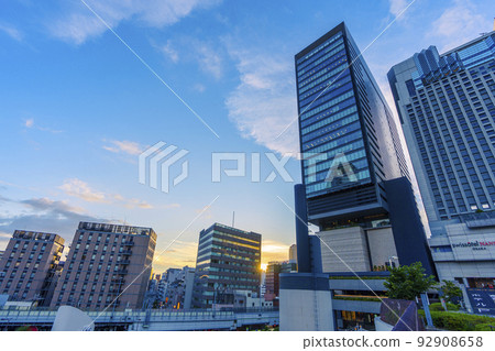 Evening view of Namba, Osaka Namba SkyO Nankai South Tower Building (Swiss Hotel Nankai Osaka) 92908658