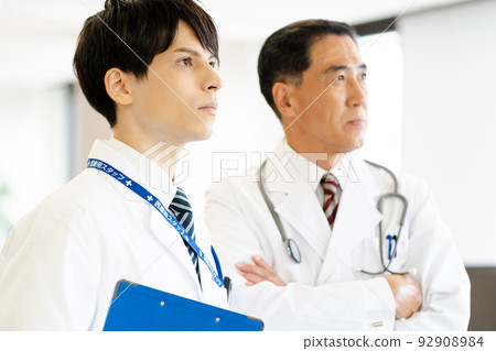 white coat, doctor, doctor, male 92908984