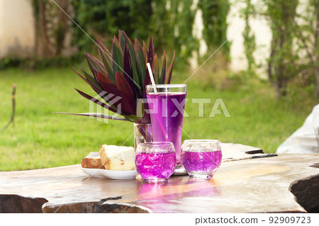 purple solf drink in party 92909723
