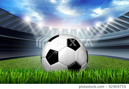 Soccer Stadium Ball 92909759