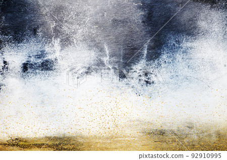 Japanese paper texture _ grunge art background _ gradation 92910995