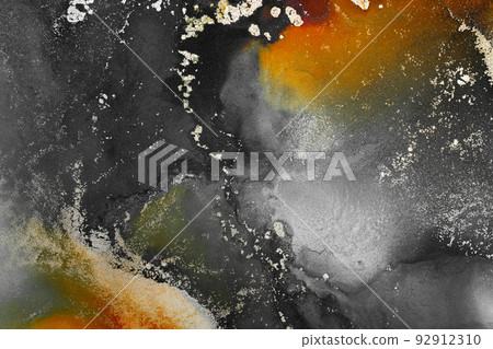 Burning abstract background from marble ink art of exquisite original painting Burning abstract background from marble ink art of exquisite original painting 92912310