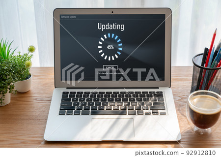 Software update on computer for modish version of device software 92912810