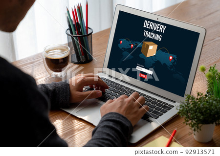 Delivery tracking system for e-commerce and modish online business Delivery tracking system for e-commerce and modish online business 92913571