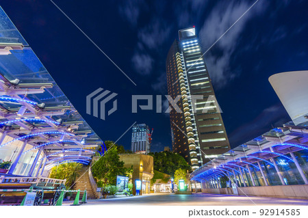難波公園夜景入口 92914585