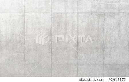 Horizontal background image of a light gray concrete surface with filled sepah holes 92915172