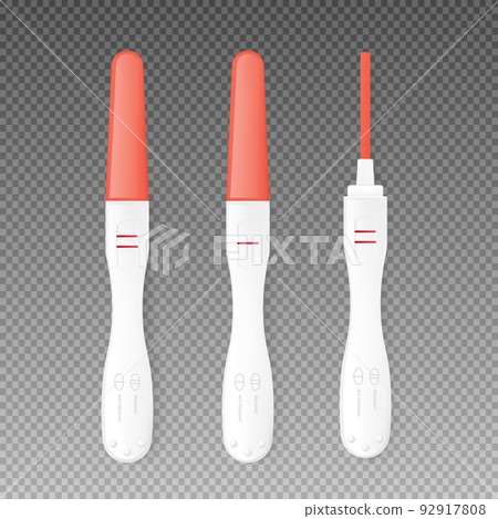 Pregnancy tests in vector illustration isolated on transparent background Pregnancy tests in vector illustration isolated on transparent background 92917808