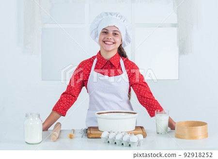 cook make dough at kitchen. baked food. happy childhood. healthy ingredients. 92918252