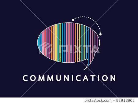 Vector illustration of a communication concept. The word communication with colorful dialog speech bubbles Vector illustration of a communication concept. The word communication with colorful dialog speech bubbles 92918905