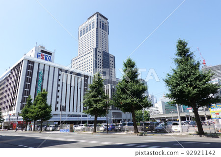Scenery of Sapporo Station North 5 West 1 and West 2 districts planned for urban redevelopment Scenery of Sapporo Station North 5 West 1 and West 2 districts planned for urban redevelopment 92921142