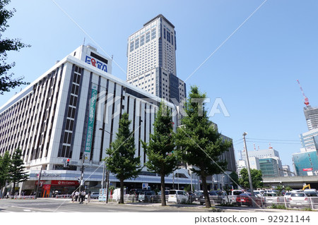 Scenery of Sapporo Station North 5 West 1 and West 2 districts planned for urban redevelopment Scenery of Sapporo Station North 5 West 1 and West 2 districts planned for urban redevelopment 92921144