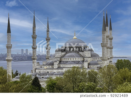 Istanbul, Turkey - April 29, 2022 - The Hagia Sophia Mosque 92921489