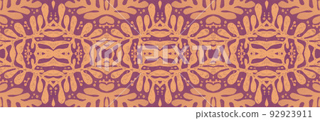 Azulejos tiles. Seamless portugal mosaic. Retro majolica texture. 92923911