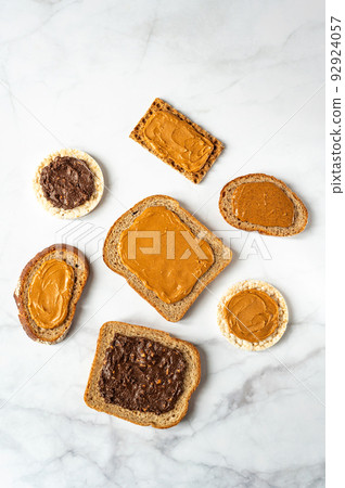 Healthy open sandwiches 92924057