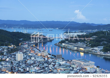 Scenery near Onomichi Channel and Onomichi Bridge 92926355