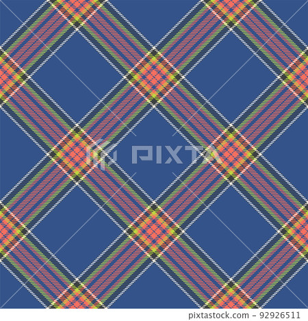 Tartan scotland seamless plaid pattern vector. - Stock Illustration  [92926511] - PIXTA