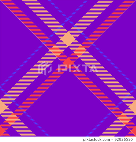 Plaid pattern vector. Check fabric texture. Seamless textile design for clothes, paper print. 92926550