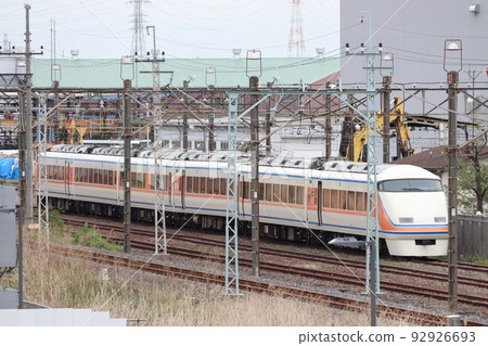 North Tatebayashi Warehouse: At a railway vehicle scrap factory 92926693