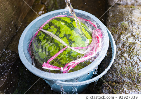 Watermelon summer water bucket summer vacation Watermelon summer water bucket summer vacation 92927339