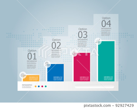 abstract steps infographic presentation report abstract steps infographic presentation report 92927429