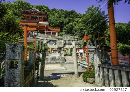 Kusado Inari Shrine Hachimangu Torii Gate Fukuyama City, Hiroshima Prefecture 92927827