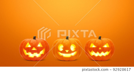 萬聖節插畫真實背景 92928617