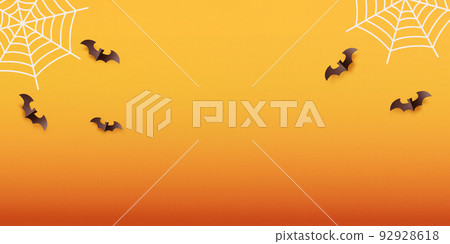 萬聖節插畫真實背景 92928618