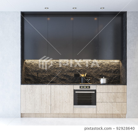 modern kitchen interior modern kitchen interior 92928640