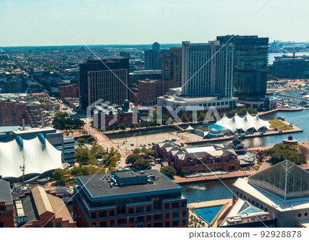 View of the Baltimore cityscape 92928878