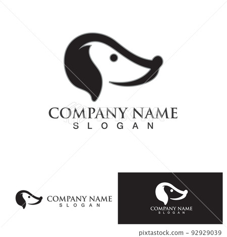 Dog Logo and symbol vector elements Dog Logo and symbol vector elements 92929039