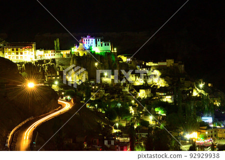 Night view of Lamayuru, Ladakh, India's northernmost unexplored region Night view of Lamayuru, Ladakh, India's northernmost unexplored region 92929938