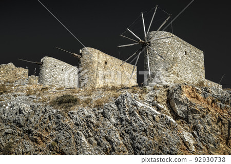 Windmills of the Lasithi plateau, Crete - Greece Windmills of the Lasithi plateau, Crete - Greece 92930738