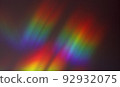 Beautiful spectral gradient of sunlight on the wall. 92932075