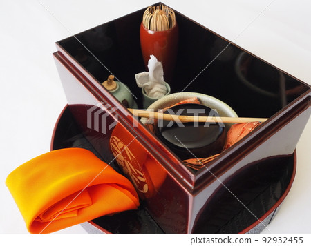 Urasenke，在Uta花店前面的一套工具 92932455