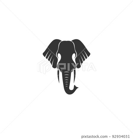 Elephant icon logo design illustration 92934031