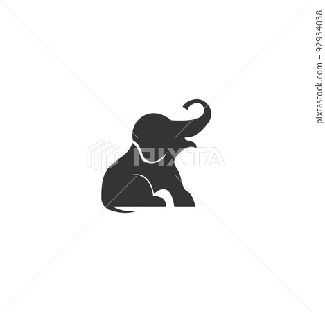 Elephant icon logo design illustration Elephant icon logo design illustration 92934038