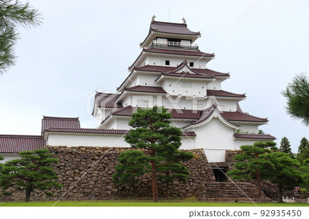 Restoration castle tower of Aizuwakamatsu Castle (Tsuruga Castle) Restoration castle tower of Aizuwakamatsu Castle (Tsuruga Castle) 92935450