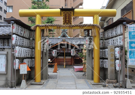 The golden torii of Mikane Shrine The golden torii of Mikane Shrine 92935451