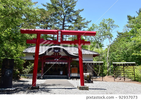 Funatsu Tainai Shrine at the Kawaguchiko Field Center in Fujikawaguchiko Town Funatsu Tainai Shrine at the Kawaguchiko Field Center in Fujikawaguchiko Town 92937073