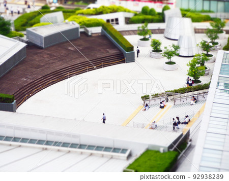 城市景觀名古屋傾斜移位 92938289