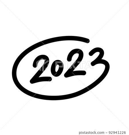 handwritten style 2023 letters 92941226