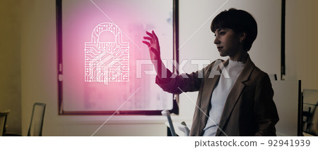 Business people co-creating the future Business people co-creating the future 92941939