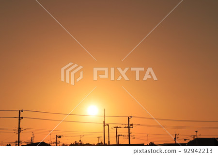 Sunset sky Sunset sky 92942213