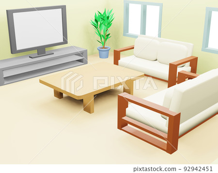 3D房間內部 92942451
