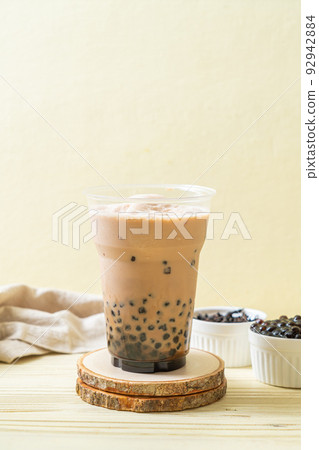 Taiwan milk tea with bubbles Taiwan milk tea with bubbles 92942884