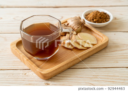 hot and sweet ginger juice glass hot and sweet ginger juice glass 92944463