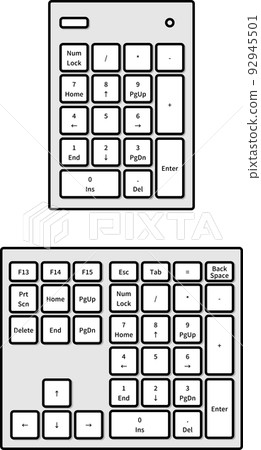 2 numeric keypads 2 numeric keypads 92945501