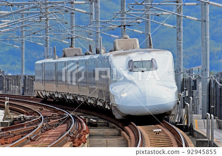 九州新幹線築後船古屋JR九州N700系8000系R6(熊本)櫻花瑞穗 92945855