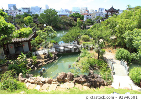 福州園 那霸市美麗的中國“福州”花園 福州園 那霸市美麗的中國“福州”花園 92946591