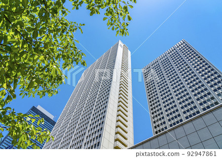 [東京] 新宿新都心的高樓大廈 92947861